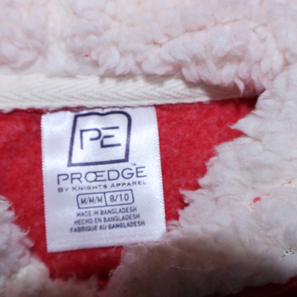 Proedge Liberty University Flames Heather Red Sherpa Lined Hoodie Womens Medium - Picture 3 of 9